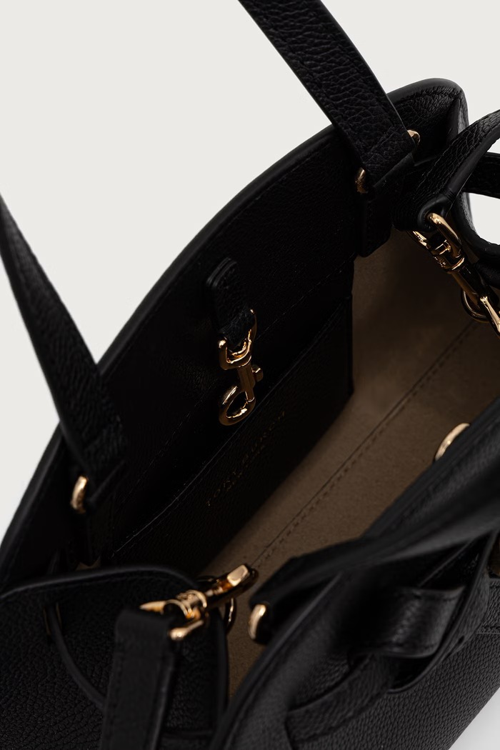 Tory Burch torebka crossbody damska skórzana Romy Small Bauletto 179989. czarny