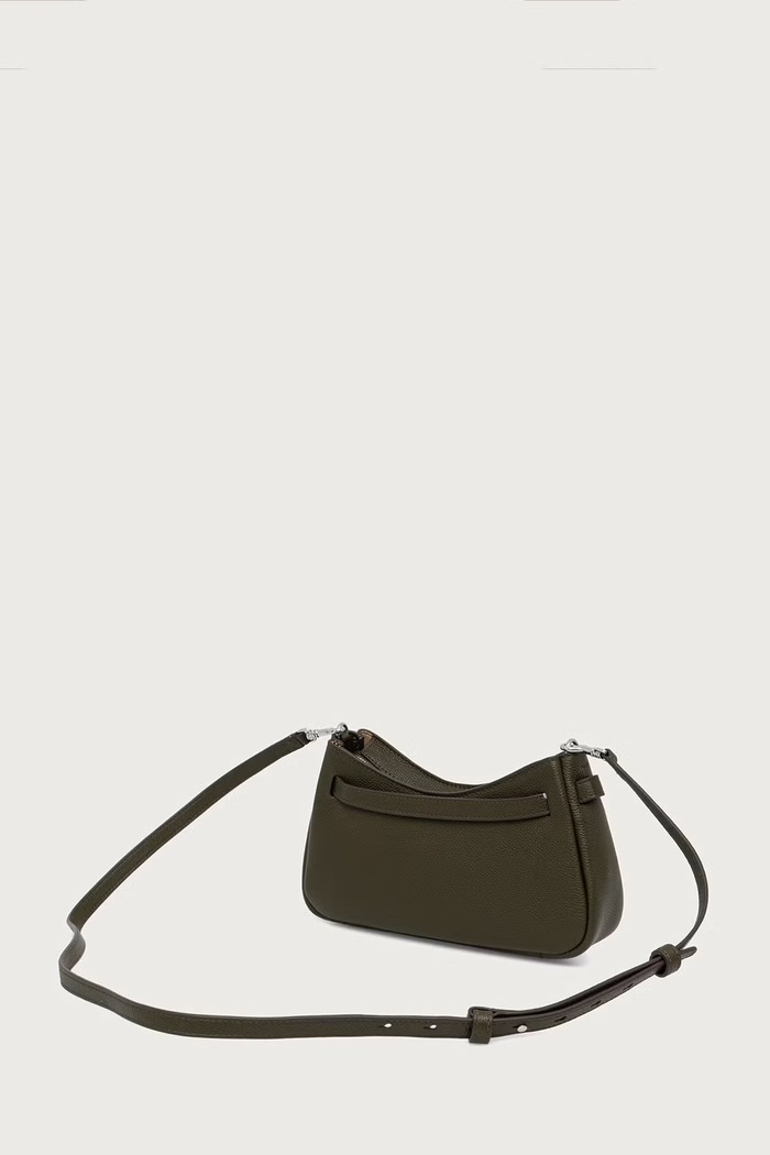 Accesorii Tory Burch geantă crossbody pentru femei din piele Romy Zip 179955 verde