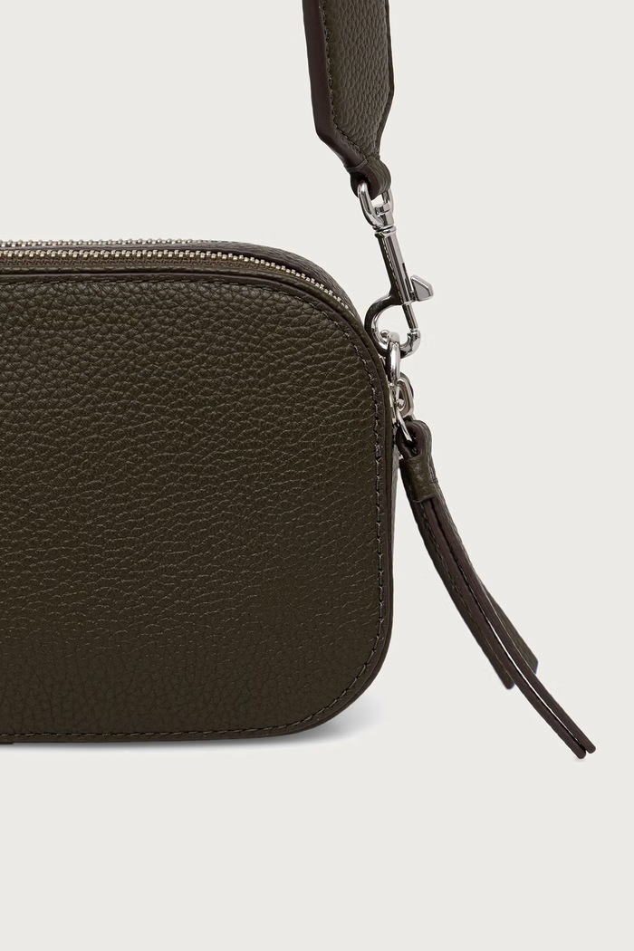 Akcesoria Tory Burch torebka crossbody damska skórzana Miller Mini 183120 zielony