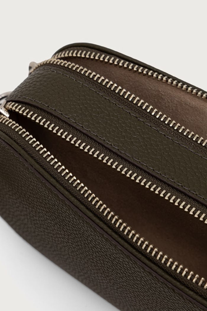 Tory Burch torebka crossbody damska skórzana Miller Mini 183120 zielony