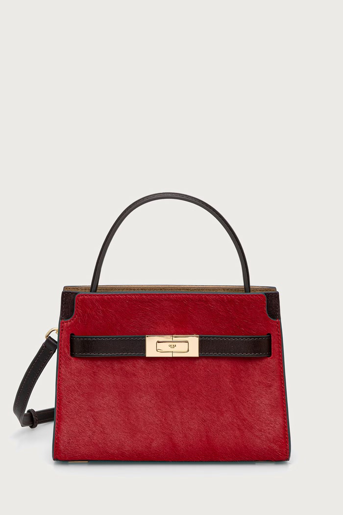 Tory Burch torebka damska skórzana Lee Radziwill czerwony 183349