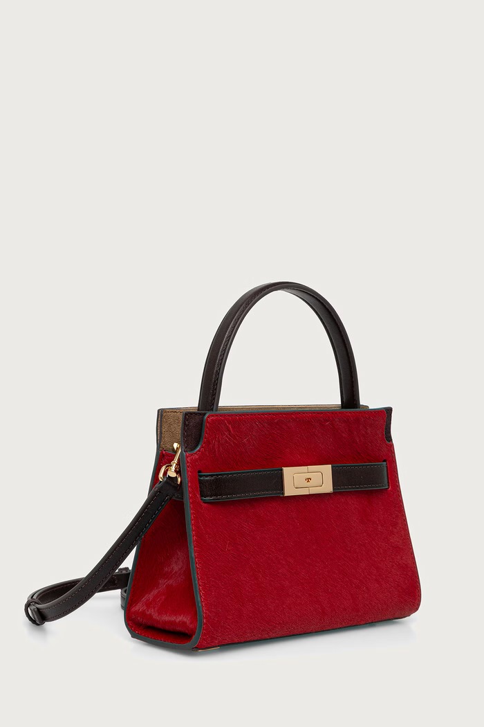 Tory Burch torebka damska skórzana Lee Radziwill 183349 czerwony AW26