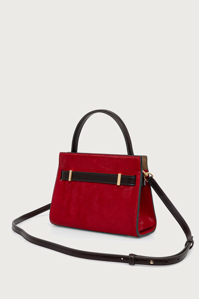 Tory Burch torebka damska skórzana Lee Radziwill czerwony 183349