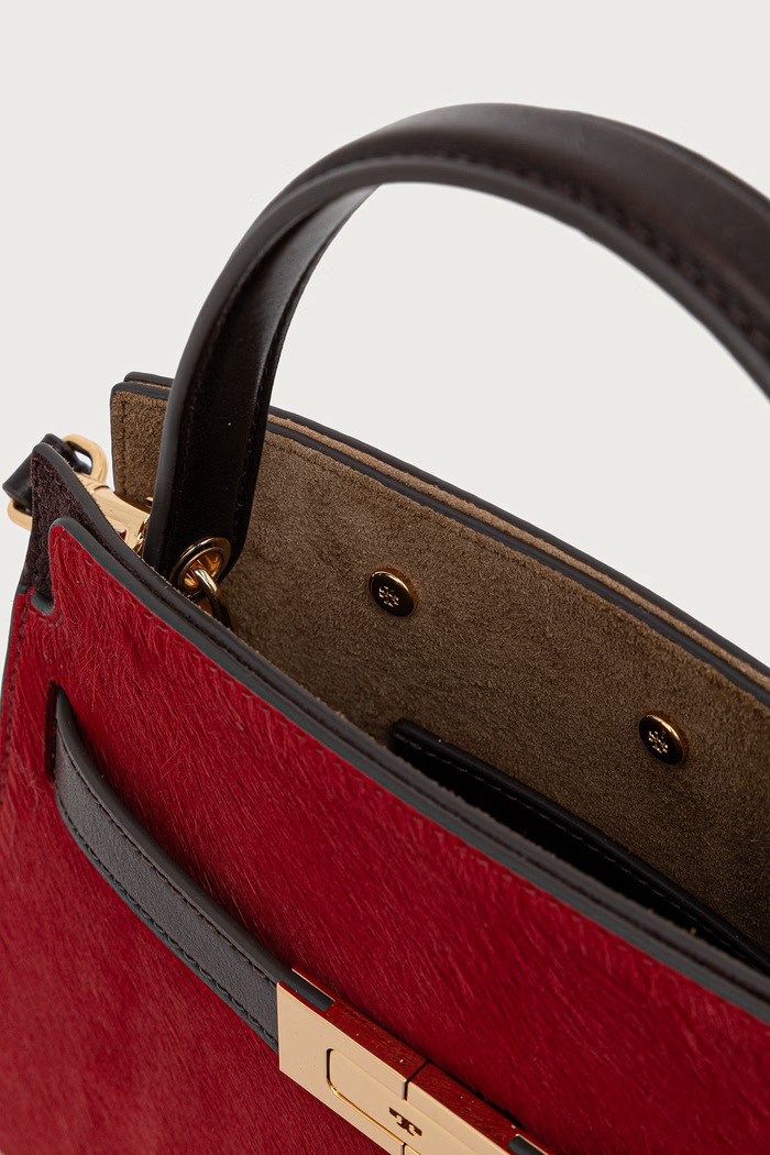 Tory Burch torebka damska skórzana Lee Radziwill 183349 czerwony