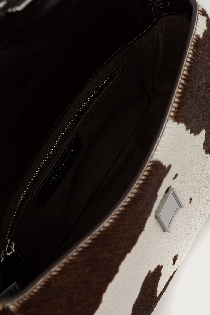 Tory Burch torebka crossbody damska skórzana Charlie 184771 brązowy