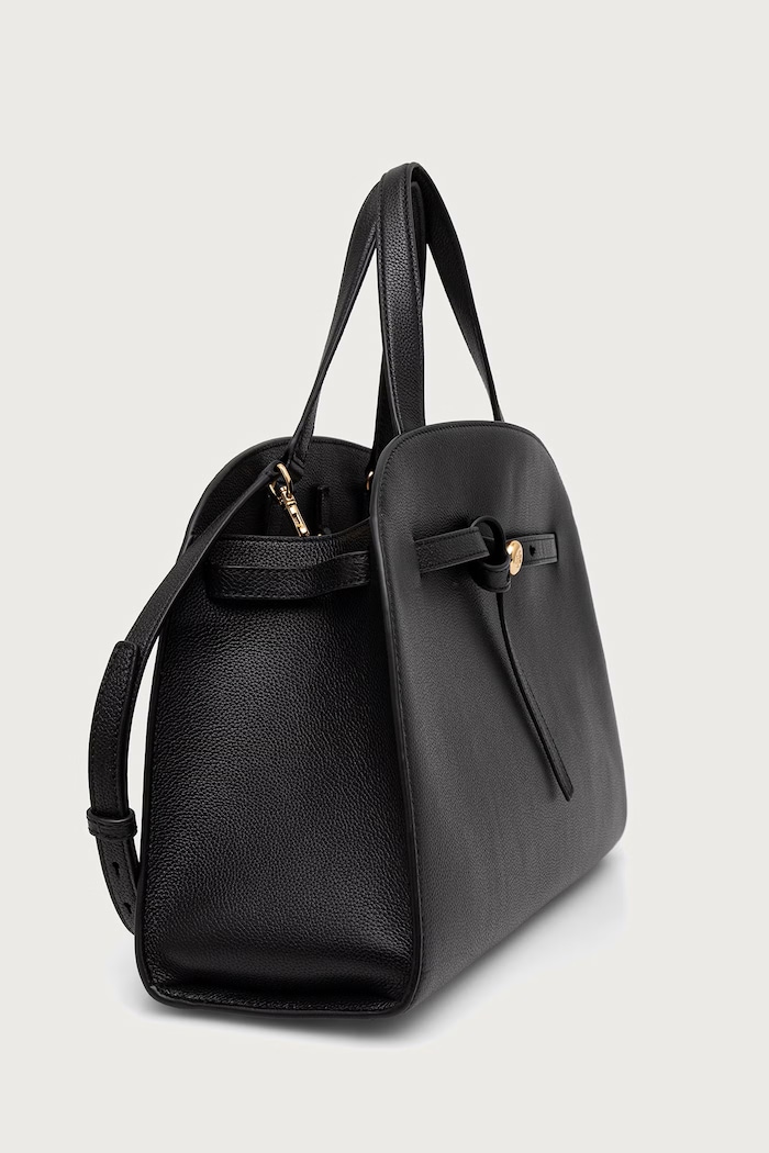 Tory Burch torebka shopper damska skórzana Romy 179990 czarny AW26