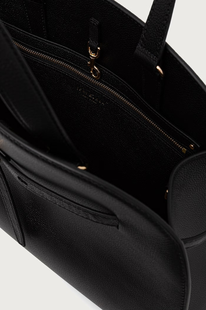 Tory Burch torebka shopper damska skórzana Romy 179990 czarny