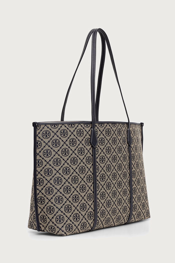 Tory Burch torebka shopper damska Perry 174279 beżowy AW26