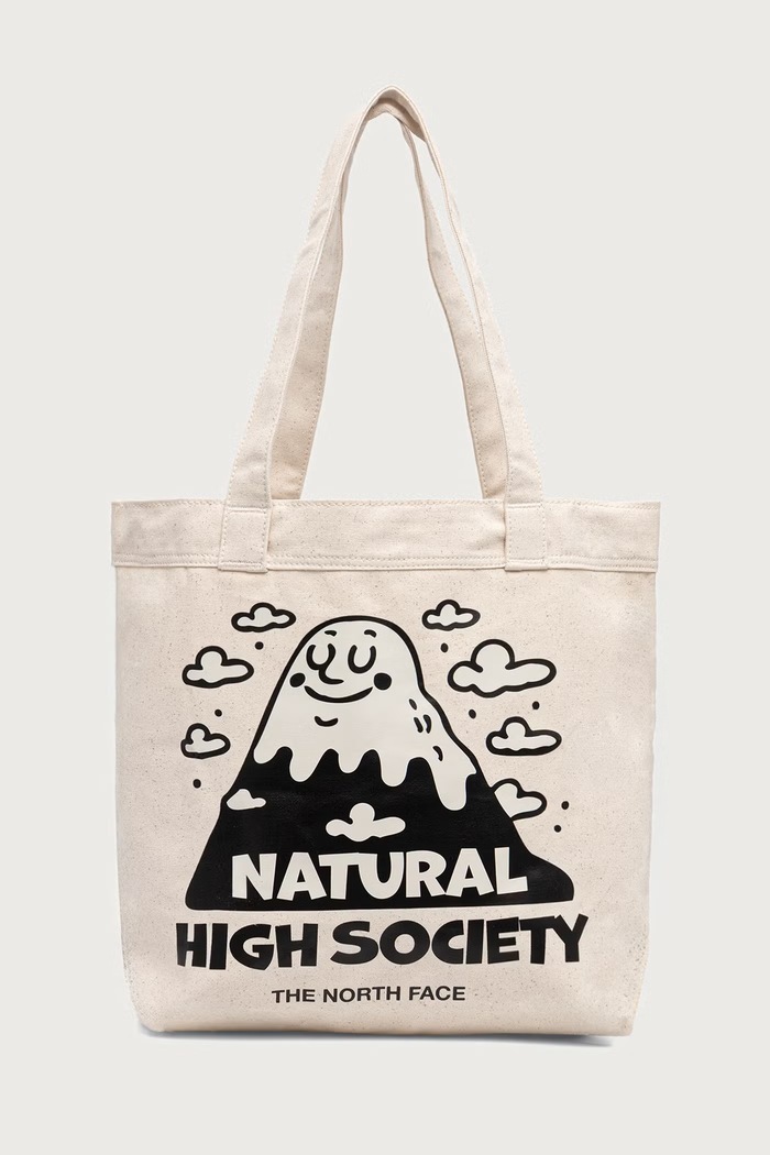 The North Face Shopper torba za žene od pamuka Cotton Tote 17L bež NF0A3VWQ12P1