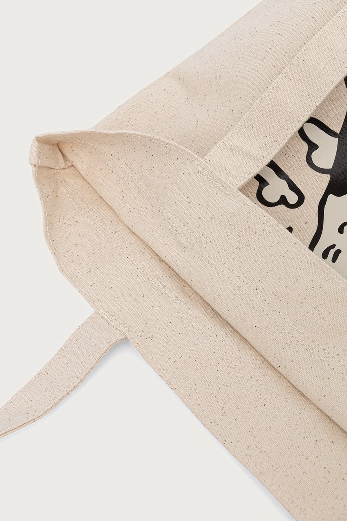 Shopper torba za žene od pamuka Cotton Tote 17L The North Face bež NF0A3VWQ12P1