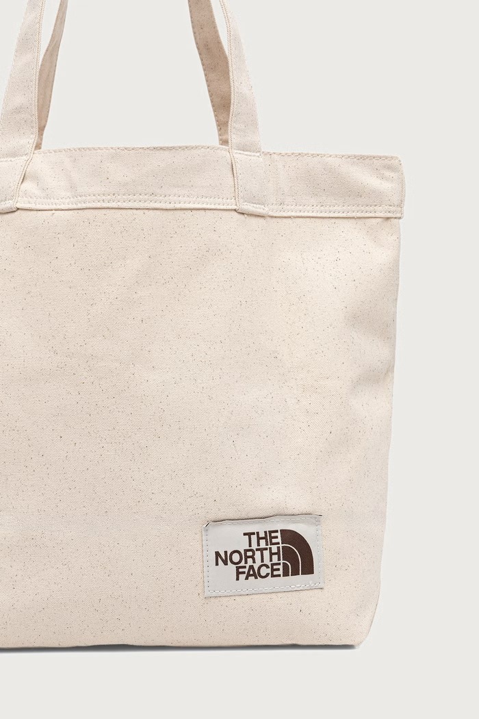 Αξεσουάρ The North Face Shopper γυναικεία βαμβακερή Cotton Tote 17L NF0A3VWQ12N1 μπεζ