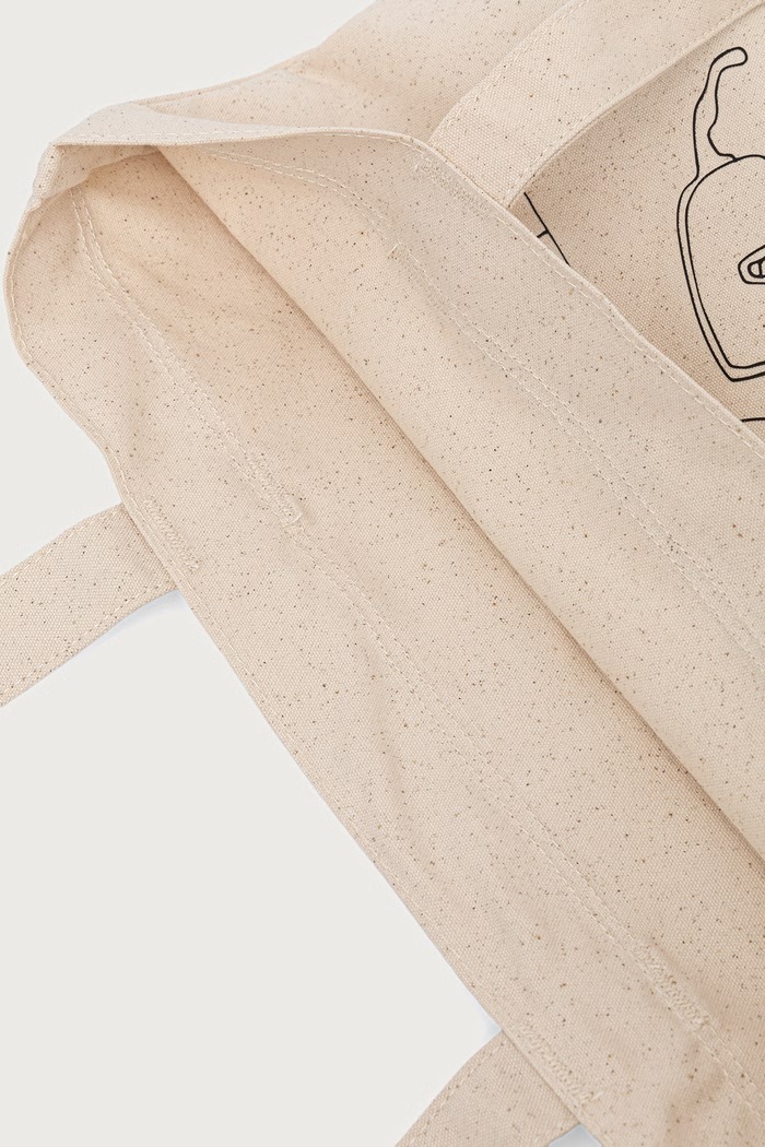 Shopper γυναικεία βαμβακερή Cotton Tote 17L The North Face μπεζ NF0A3VWQ12N1