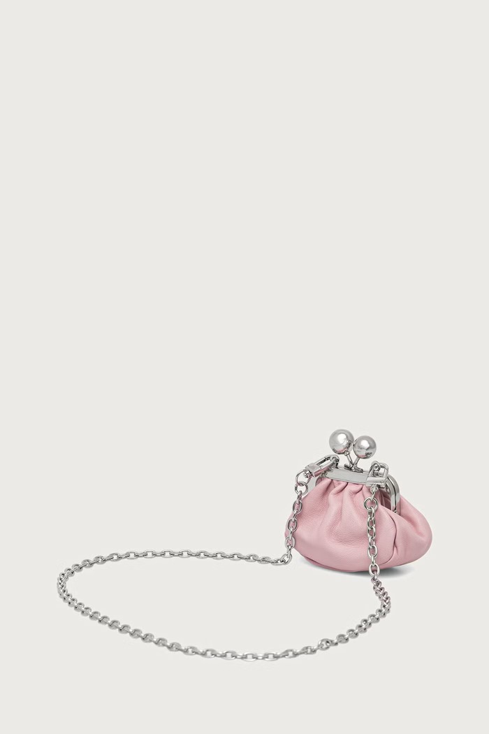 Doplnky Weekend Max Mara Crossbody kabelka dámska kožená DIOMEDE 2625726024600 ružová