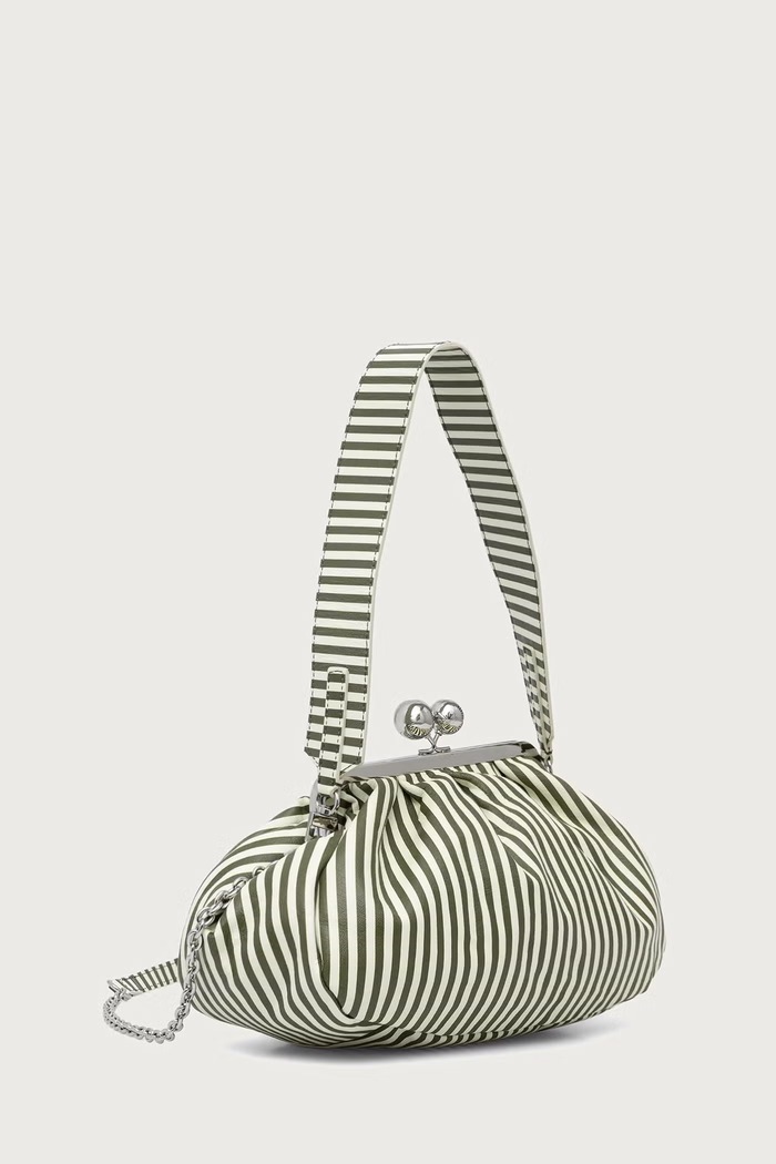 Weekend Max Mara Crossbody kabelka dámska kožená WKAMEDIUM 2625516164600 zelená AW26