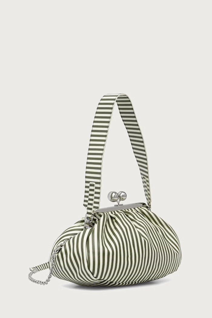 Weekend Max Mara Crossbody kabelka dámska kožená WKAMEDIUM 2625516164600 zelená AW26