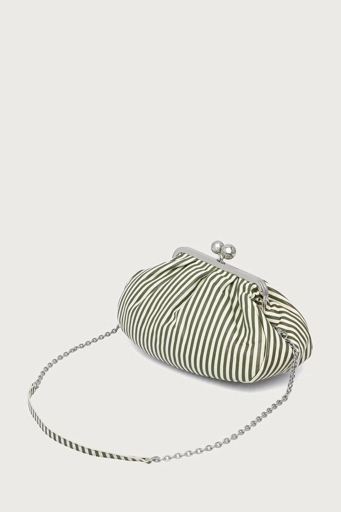 Doplnky Weekend Max Mara Crossbody kabelka dámska kožená WKAMEDIUM 2625516164600 zelená