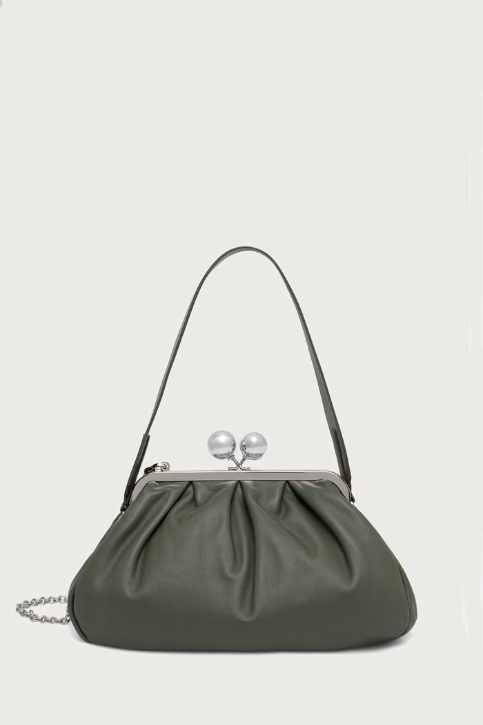 Weekend Max Mara Borsa da donna in pelle CUBICO verde 2625516124600