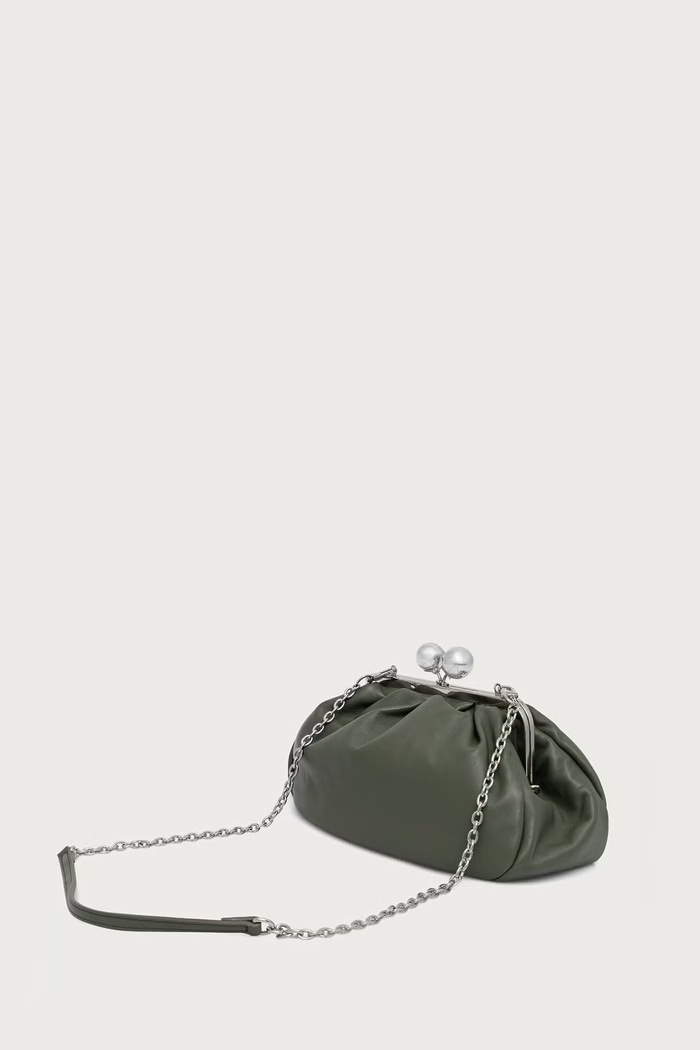 Accessori Weekend Max Mara Borsa da donna in pelle CUBICO 2625516124600 verde