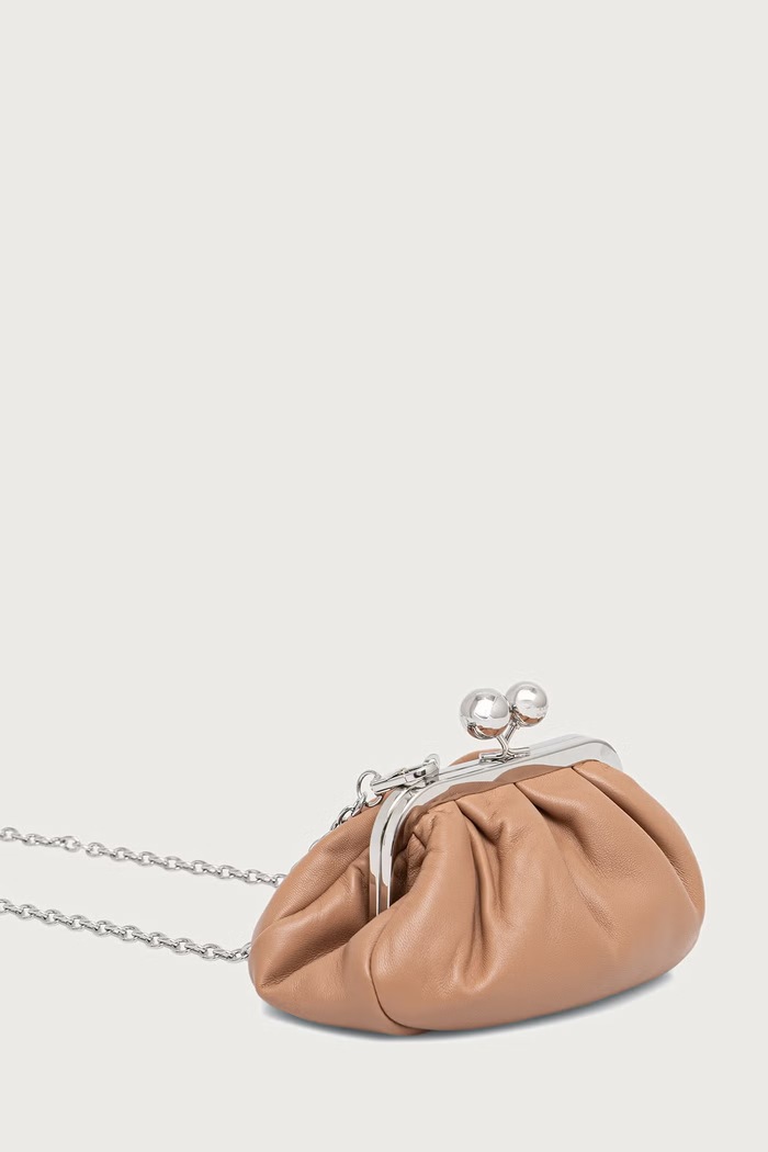 Weekend Max Mara Torebka crossbody damska skórzana WKANEMBI 2625516104600 brązowy AW26