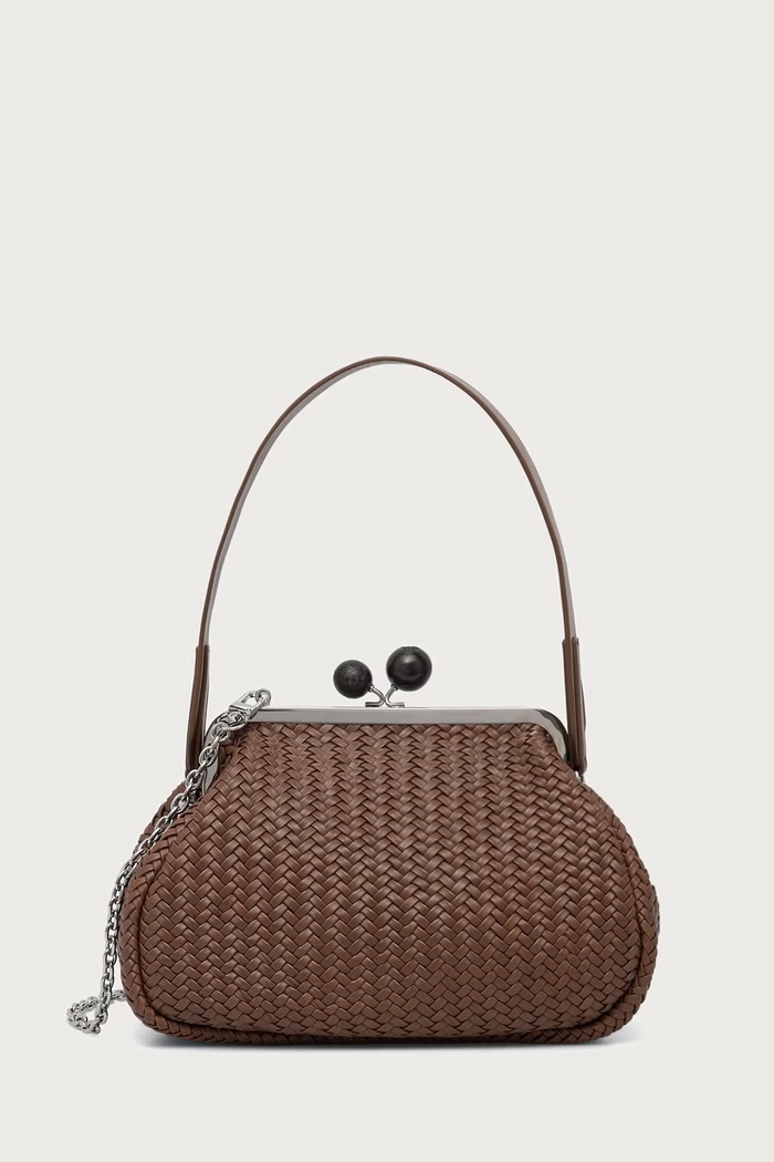Weekend Max Mara Torebka damska skórzana WKAERE brązowy 2625516074600