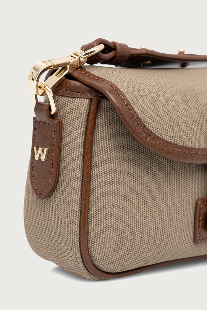 Torebka crossbody damska bawełniana WKAVIK Weekend Max Mara 2625516054600 zielony