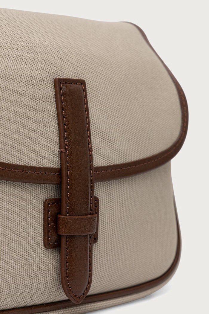 Torebka crossbody damska bawełniana WKAGAP Weekend Max Mara 2625516044600 beżowy