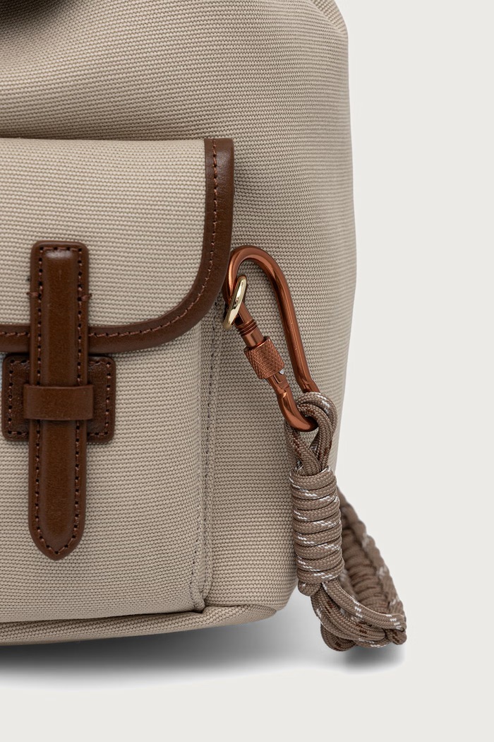 Plecak damski WKAPOPOLI Weekend Max Mara 2625516024600 beżowy