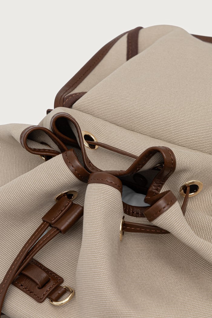 Plecak damski WKAPOPOLI Weekend Max Mara beżowy 2625516024600