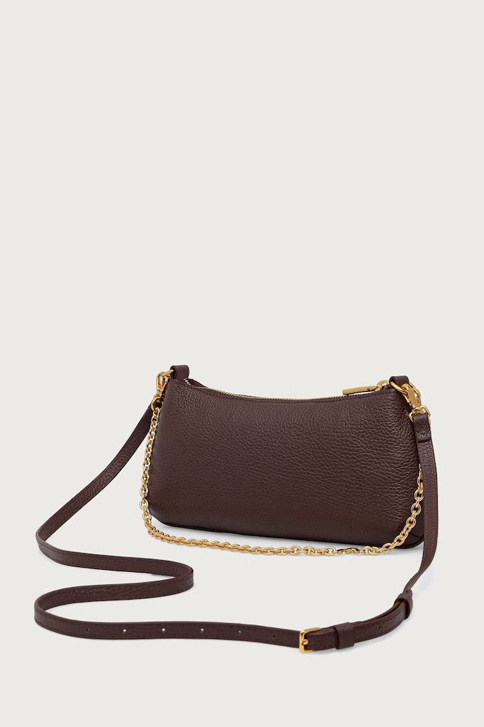 Doplnky Coccinelle Crossbody kabelka dámska kožená E5.VG5.52.01.01 fialová