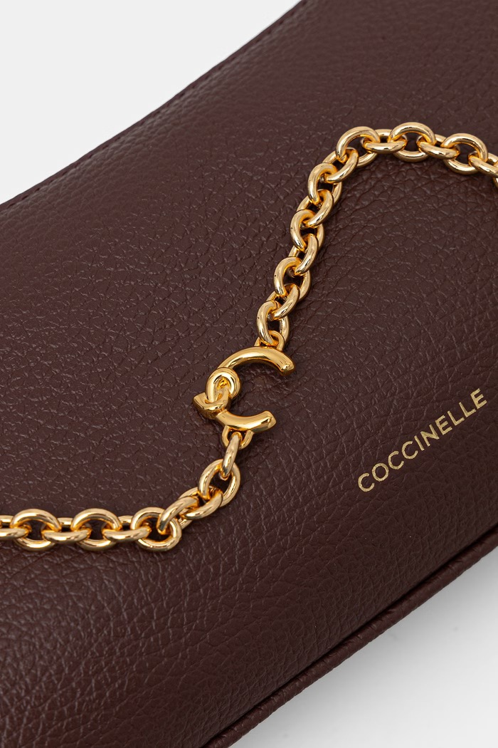 Torebka crossbody damska skórzana Coccinelle E5.VG5.52.01.01 fioletowy