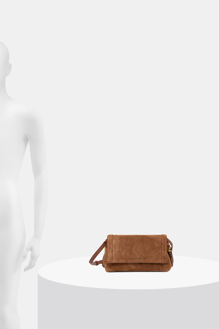 Coccinelle torebka crossbody damska zamszowa E5.VCB.55.01.01