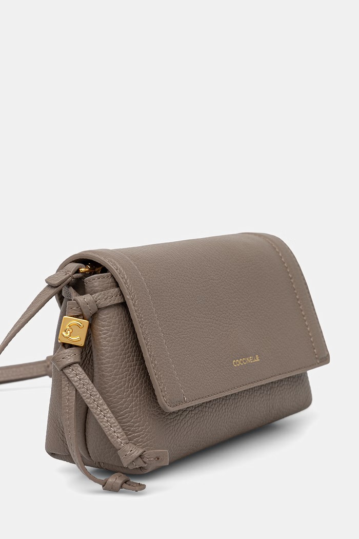 Coccinelle torebka crossbody damska skórzana E5.VCA.55.01.01 beżowy AW26