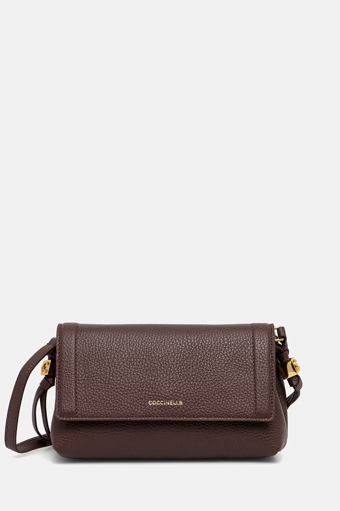Coccinelle torebka crossbody damska skórzana bordowy E5.VCA.55.01.01