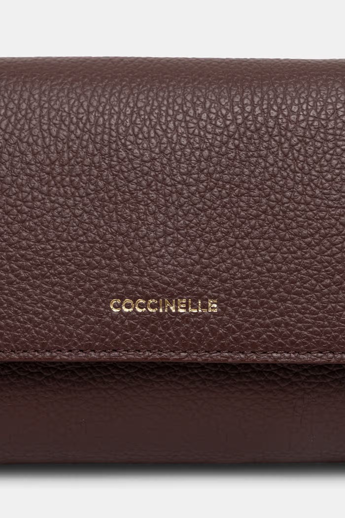 Coccinelle torebka crossbody damska skórzana E5.VCA.55.01.01 bordowy