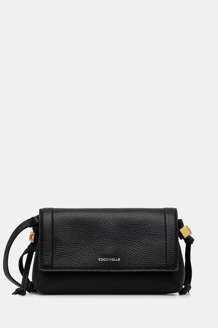 Coccinelle torebka crossbody damska skórzana czarny E5.VCA.55.01.01