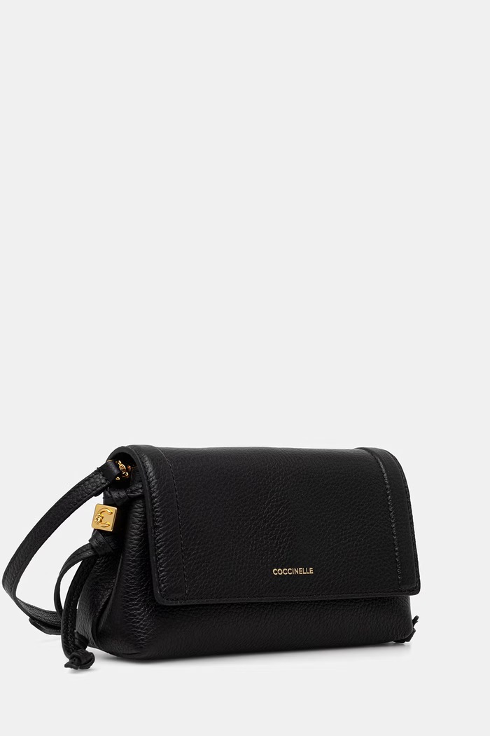 Coccinelle torebka crossbody damska skórzana E5.VCA.55.01.01 czarny AW26