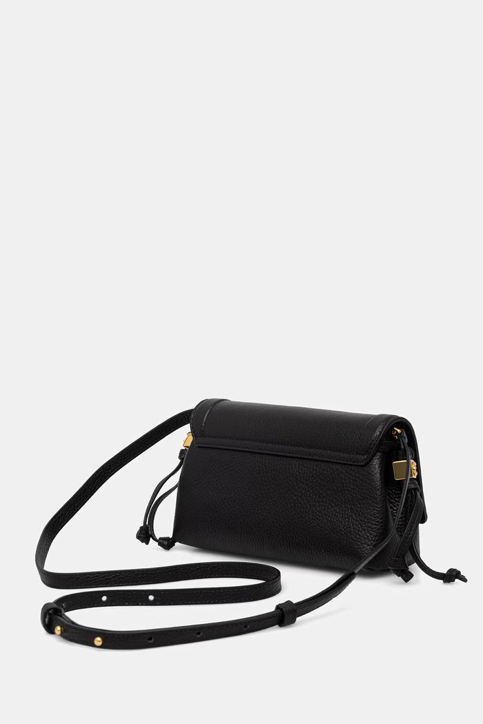 Akcesoria Coccinelle torebka crossbody damska skórzana E5.VCA.55.01.01 czarny