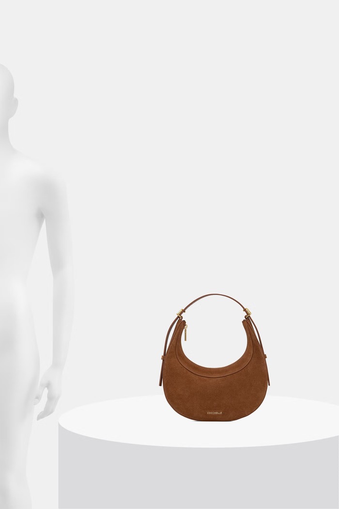 Coccinelle torebka crossbody damska zamszowa E5.USA.53.01.01