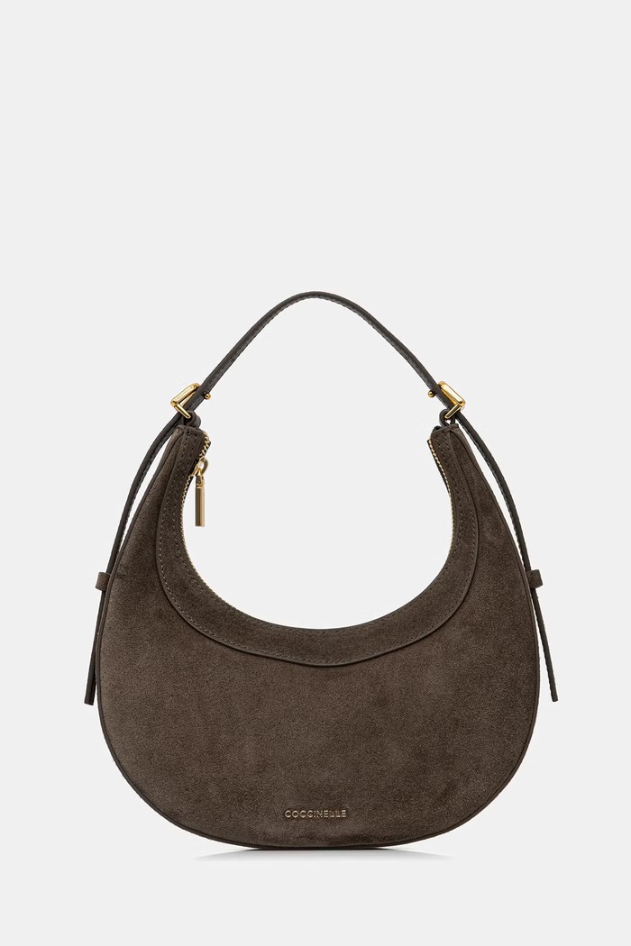 Coccinelle сумка crossbody для женщин замшевая зелёный E5.USA.53.01.01