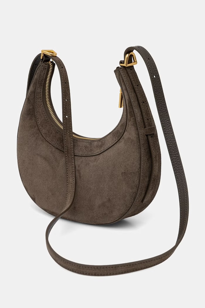 Coccinelle сумка crossbody для женщин замшевая E5.USA.53.01.01 зелёный AW26
