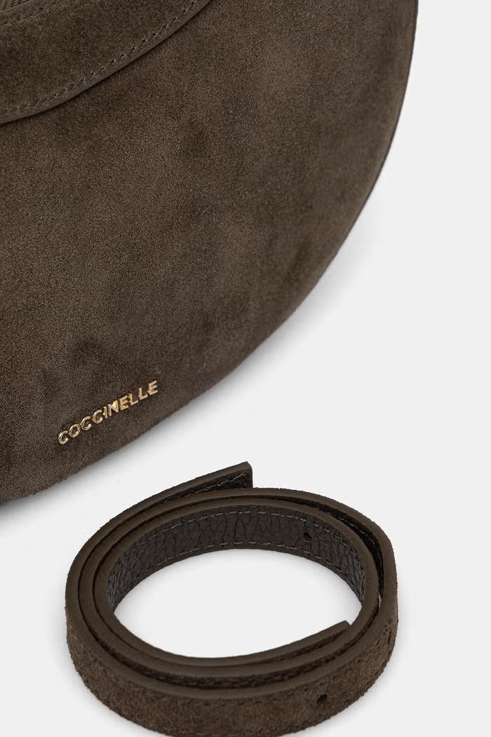 Coccinelle сумка crossbody для женщин замшевая зелёный E5.USA.53.01.01