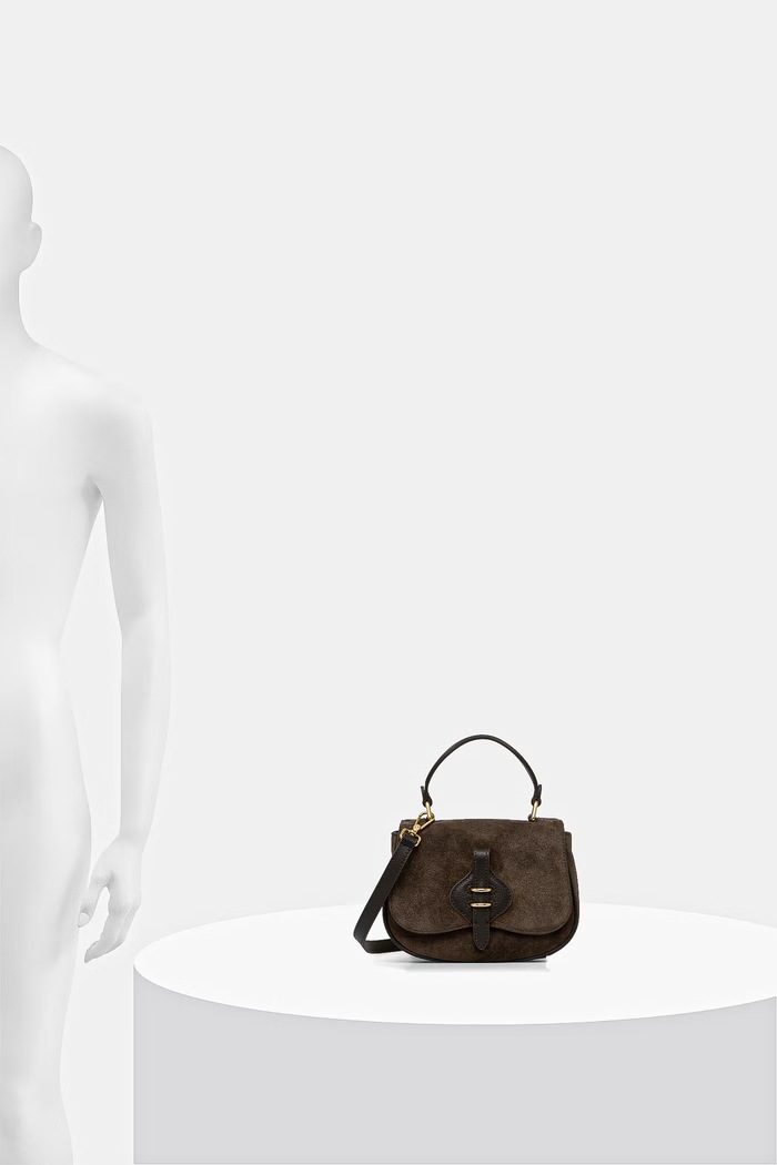 Coccinelle torebka crossbody damska zamszowa E5.U7H.58.01.01