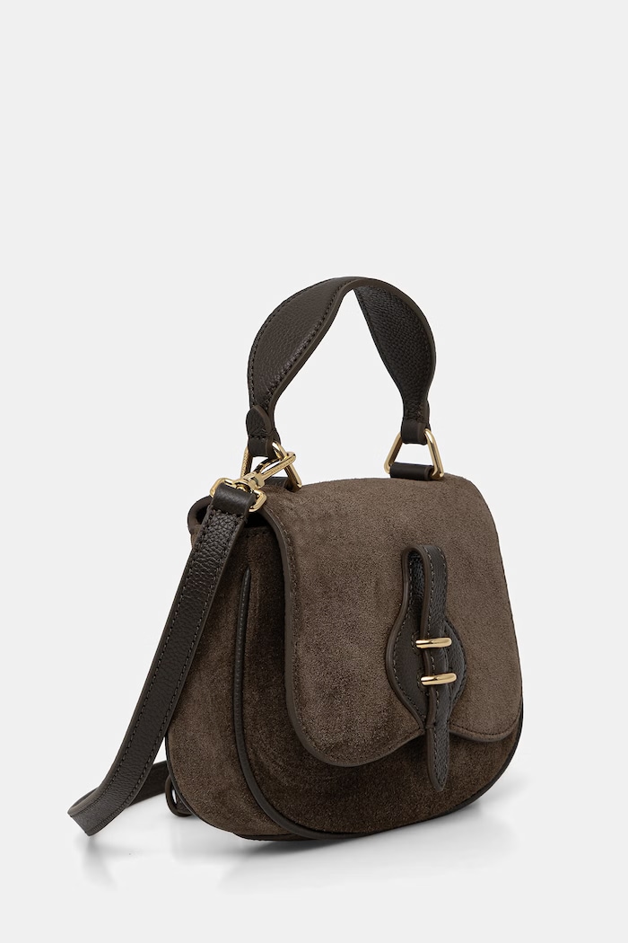 Coccinelle torebka crossbody damska zamszowa E5.U7H.58.01.01 zielony AW26