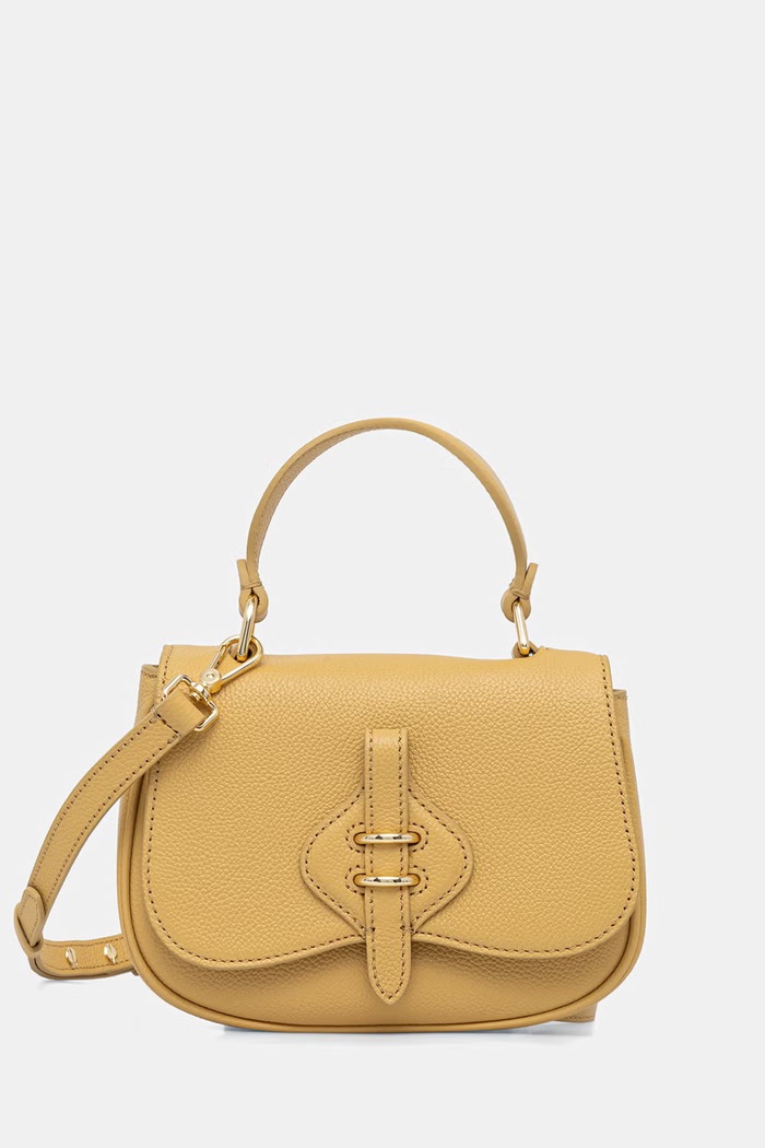 Coccinelle torebka crossbody damska skórzana żółty E5.U7F.58.01.01