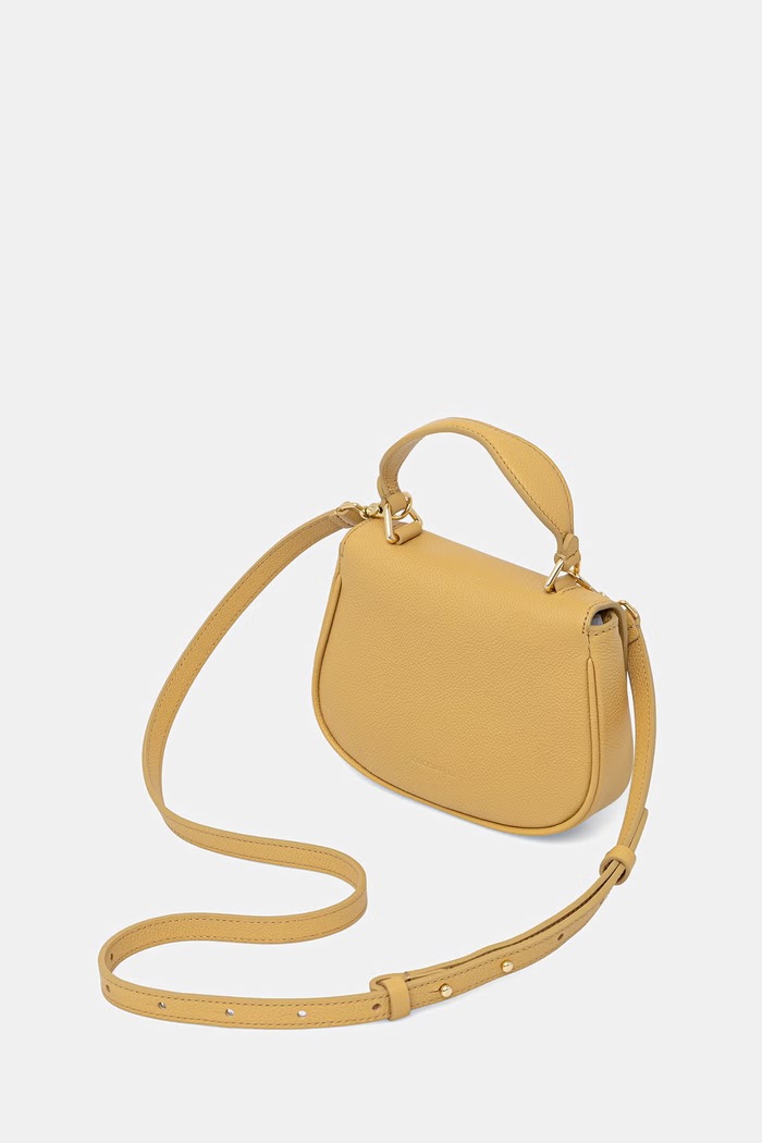 Akcesoria Coccinelle torebka crossbody damska skórzana E5.U7F.58.01.01 żółty