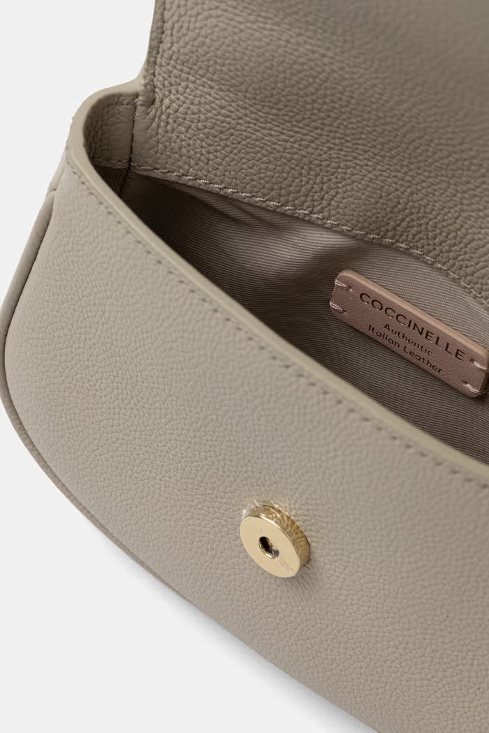Coccinelle torebka crossbody damska skórzana E5.U7F.58.01.01 beżowy