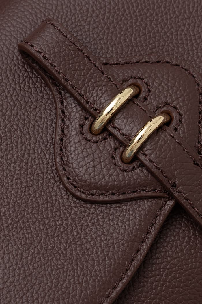 Coccinelle geantă crossbody pentru femei din piele burgundia E5.U7F.58.01.01