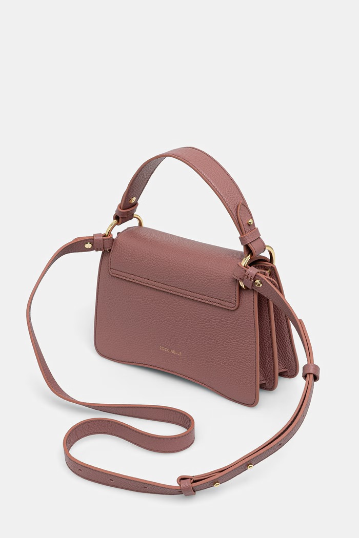 Akcesoria Coccinelle torebka crossbody damska skórzana E1.SSL.18.02.21 różowy
