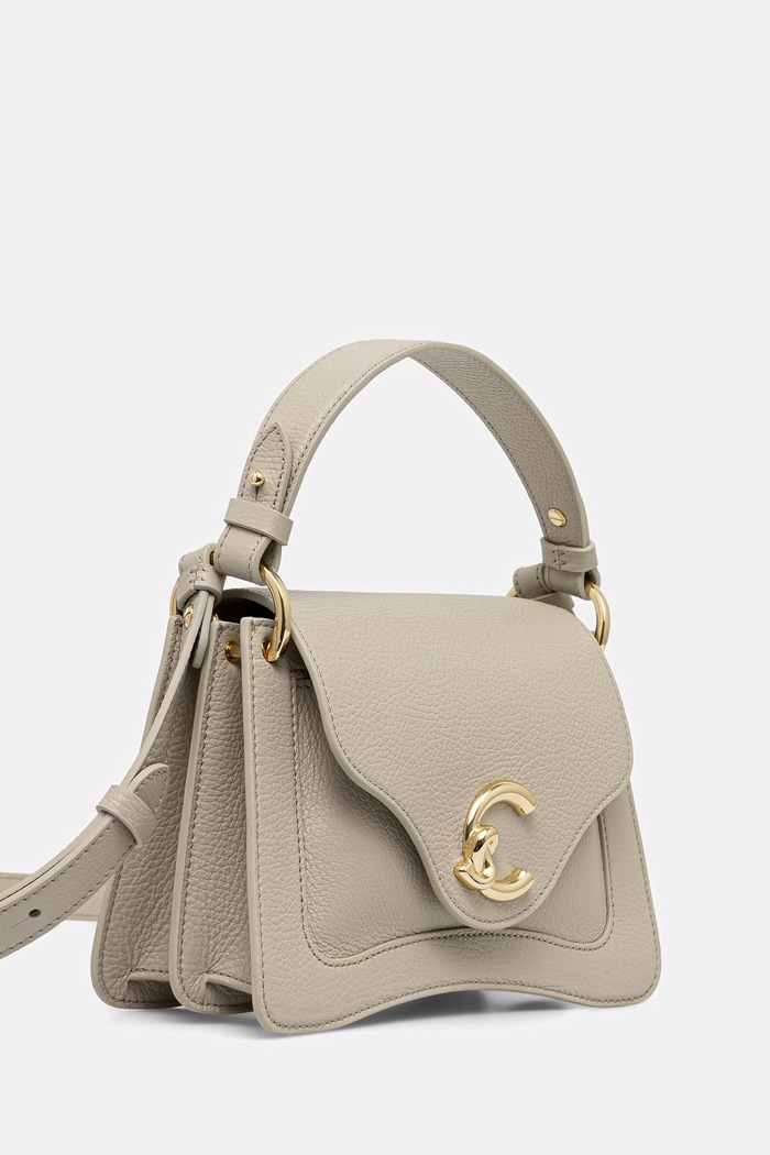 Coccinelle torebka crossbody damska skórzana E1.SSL.18.02.21 beżowy AW26