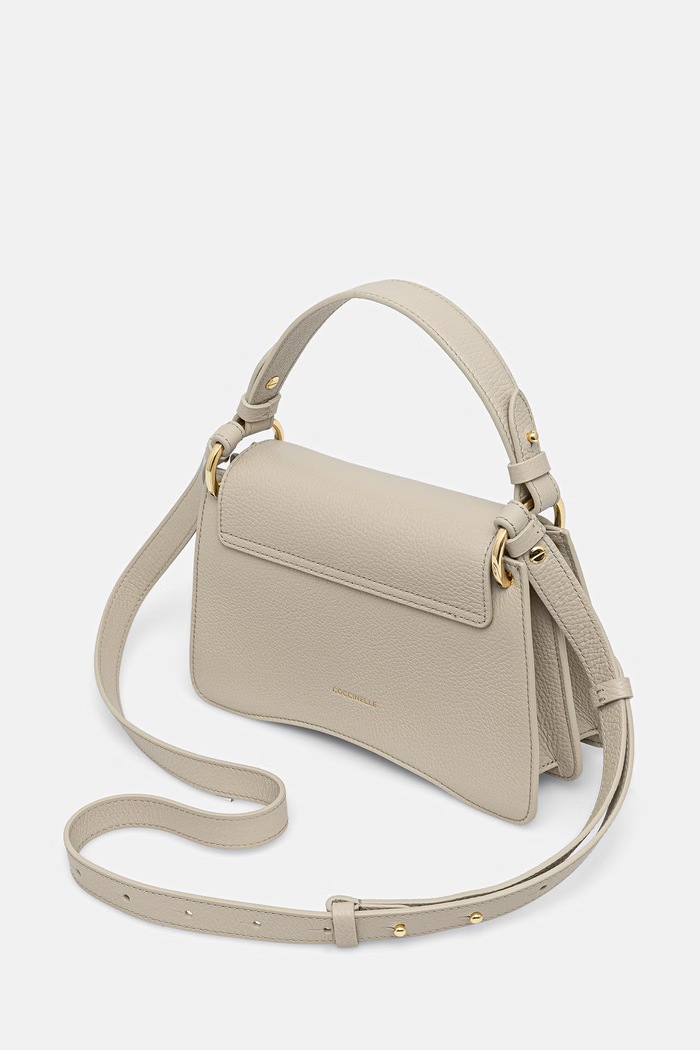 Akcesoria Coccinelle torebka crossbody damska skórzana E1.SSL.18.02.21 beżowy